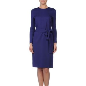 Mila Schon Belted Purple Dress Size 6